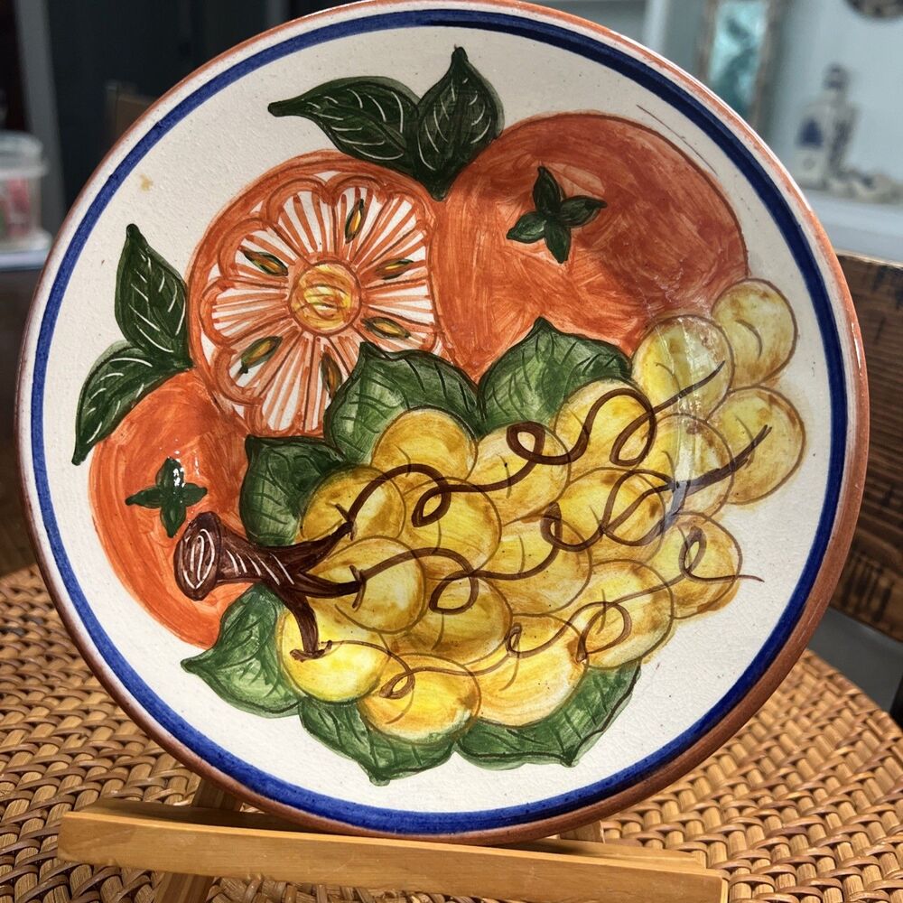 Olaria Eristo São Pedro Corval Dish Portugal Terra Cotta Fruit